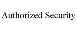 Mark drawing for AUTHORIZED SECURITY
