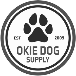 Mark drawing for EST 2009 OKIE DOG SUPPLY