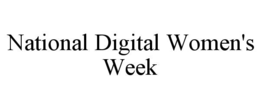Mark drawing for NATIONAL DIGITAL WOMEN'S WEEK