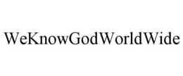 Mark drawing for WEKNOWGODWORLDWIDE