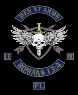 Mark drawing for MEN AT ARMS LE MC ROMANS 13:4 FL