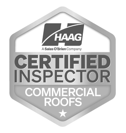 Mark drawing for H HAAG A SALAS O'BRIEN COMPANY CERTIFIED INSPECTOR COMMERCIAL ROOFS