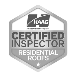 Mark drawing for H HAAG A SALAS O'BRIEN COMPANY CERTIFIED INSPECTOR RESIDENTIAL ROOFS