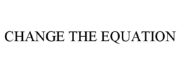 Mark drawing for CHANGE THE EQUATION