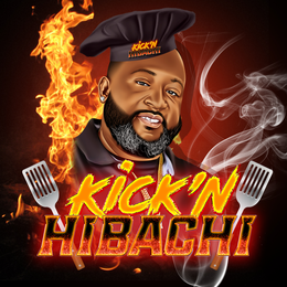 Mark drawing for KICK'N HIBACHI KICK'N HIBACHI