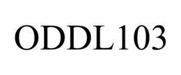 Mark drawing for ODDL103