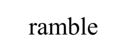 Mark drawing for RAMBLE