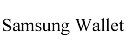 Mark drawing for SAMSUNG WALLET