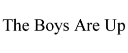 Mark drawing for THE BOYS ARE UP