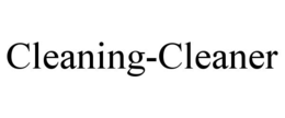 Mark drawing for CLEANING-CLEANER