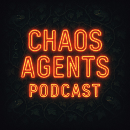 Mark drawing for CHAOS AGENTS PODCAST