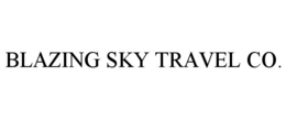 Mark drawing for BLAZING SKY TRAVEL CO.