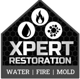 Mark drawing for XPERT RESTORATION WATER | FIRE | MOLD