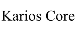 Mark drawing for KARIOS CORE