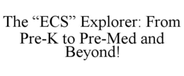 Mark drawing for THE “ECS” EXPLORER: FROM PRE-K TO PRE-MED AND BEYOND!