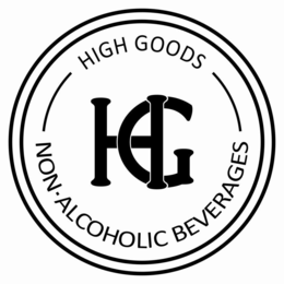 Mark drawing for HG HIGH GOODS NON-ALCOHOLIC BEVERAGES