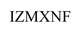 Mark drawing for IZMXNF