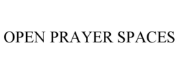 Mark drawing for OPEN PRAYER SPACES