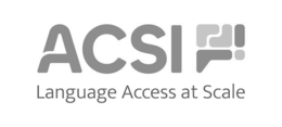 Mark drawing for ACSI LANGUAGE ACCESS AT SCALE