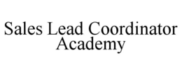 Mark drawing for SALES LEAD COORDINATOR ACADEMY