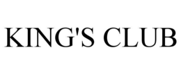 Mark drawing for KING'S CLUB