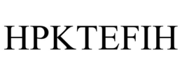 Mark drawing for HPKTEFIH