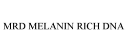 Mark drawing for MRD MELANIN RICH DNA