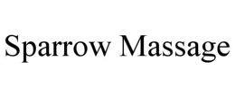 Mark drawing for SPARROW MASSAGE