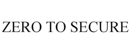 Mark drawing for ZERO TO SECURE