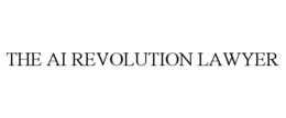 Mark drawing for THE AI REVOLUTION LAWYER