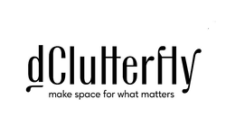 Mark drawing for DCLUTTERFLY MAKE SPACE FOR WHAT MATTERS