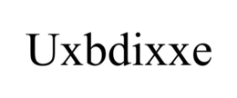 Mark drawing for UXBDIXXE