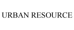 Mark drawing for URBAN RESOURCE
