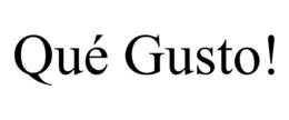 Mark drawing for QUÉ GUSTO!