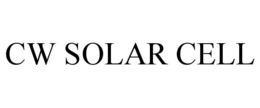Mark drawing for CW SOLAR CELL
