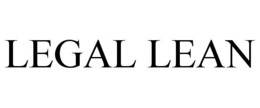 Mark drawing for LEGAL LEAN