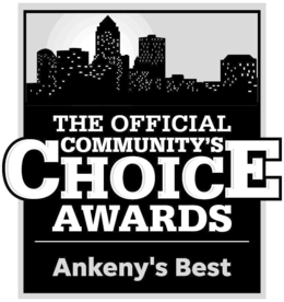 Mark drawing for THE OFFICIAL COMMUNITY'S CHOICE AWARDS ANKENY'S BEST
