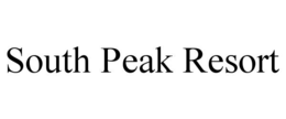 Mark drawing for SOUTH PEAK RESORT