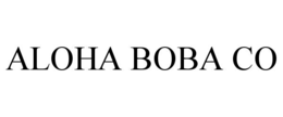Mark drawing for ALOHA BOBA CO