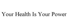 Mark drawing for YOUR HEALTH IS YOUR POWER