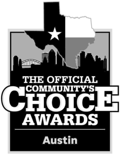 Mark drawing for THE OFFICIAL COMMUNITY'S CHOICE AWARDS AUSTIN