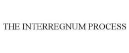 Mark drawing for THE INTERREGNUM PROCESS