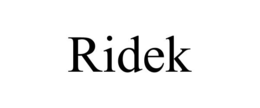Mark drawing for RIDEK