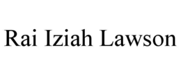 Mark drawing for RAI IZIAH LAWSON