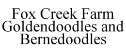 Mark drawing for FOX CREEK FARM GOLDENDOODLES AND BERNEDOODLES