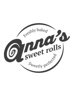 Mark drawing for ANNA'S SWEET ROLLS FRESHLY BAKED SWEETLY PERFECTED