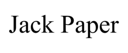 Mark drawing for JACK PAPER