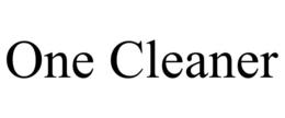 Mark drawing for ONE CLEANER