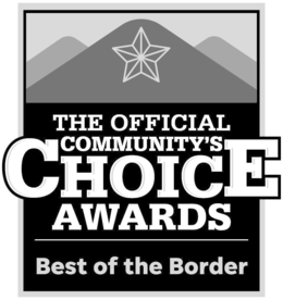 Mark drawing for THE OFFICIAL COMMUNITY'S CHOICE AWARDS BEST OF THE BORDER