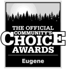 Mark drawing for THE OFFICIAL COMMUNITY'S CHOICE AWARDS EUGENE